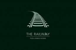 The Railway Pub & Dining Rooms branding